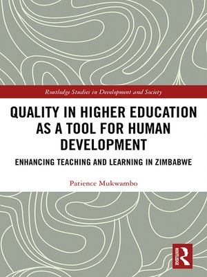 cover image of Quality in Higher Education as a Tool for Human Development